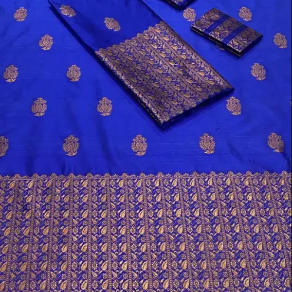 Mix POLY Paat Mekhela Sador Assamese