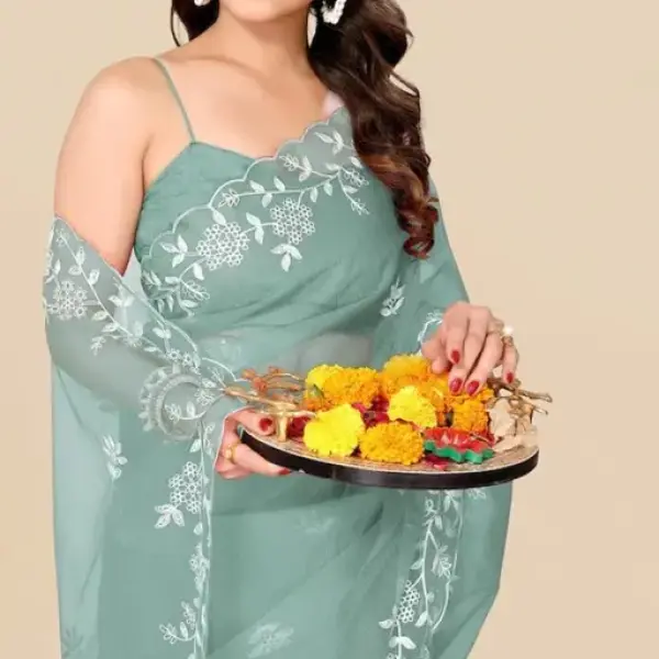  Superb Premium Quality Party Wear Twill Saree