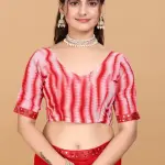 Women's ruffle saree