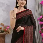 Cotton jute saree