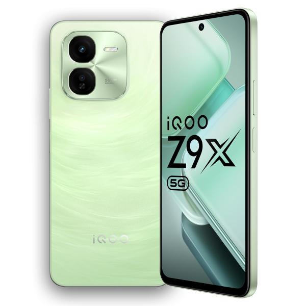 iQOO Z9x 5G (Tornado Green, 6GB RAM, 128GB Storage) | Snapdragon 6 Gen 1 with 560k+ AnTuTu Score | 6000mAh Battery with 7.99mm Slim Design | 44W FlashCharge