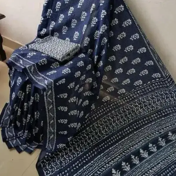 Women's Soft Cotton Mulmul Saree