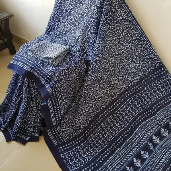 Women's Soft Cotton Mulmul Saree