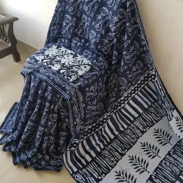 Women's Soft Cotton Mulmul Saree