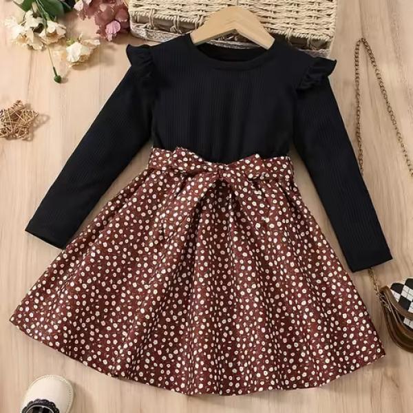  Party Wear long sleeves frock