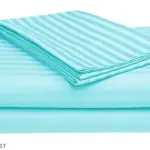 Double bed with two pillow covers