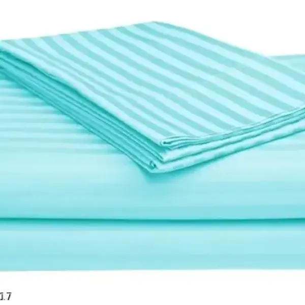 Double bed with two pillow covers