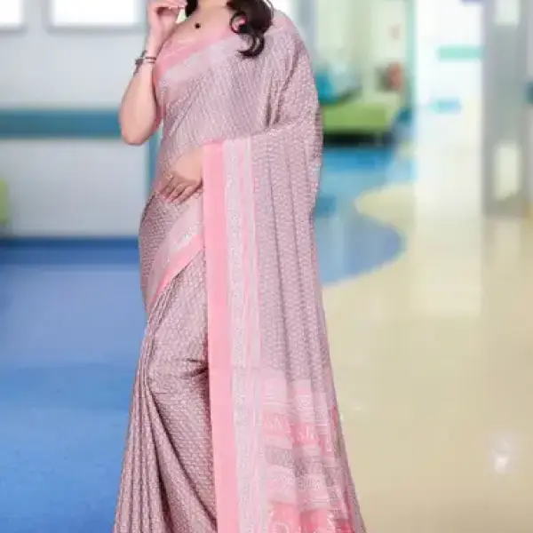 women crepe saree