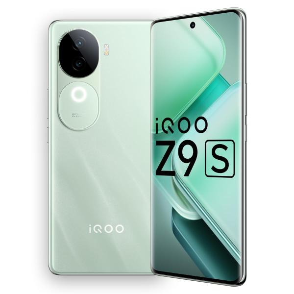 QOO Z9s 5G (Onyx Green, 8GB RAM, 256GB Storage) | 120 Hz 3D Curved AMOLED Display | 5500 mAh Ultra-Thin Battery | Dimesity 7300 5G Processor | Sony IMX882 OIS Camera with Aura Light