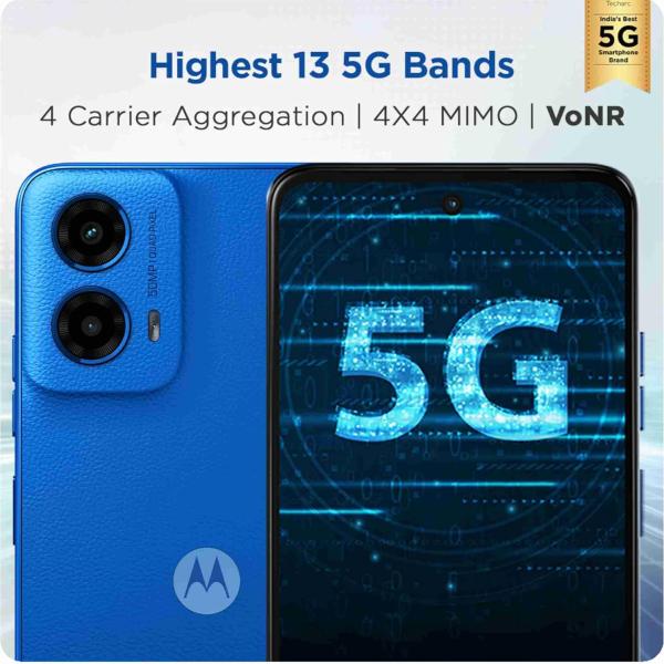 Motorola G45 5G (Brilliant Green, 8GB RAM, 128GB Storage) | 6.5" FHD+ Display | Snapdragon 6 Gen1 Processor | 50MP Camera | 16MP Front Camera | 5000mAh Battery
