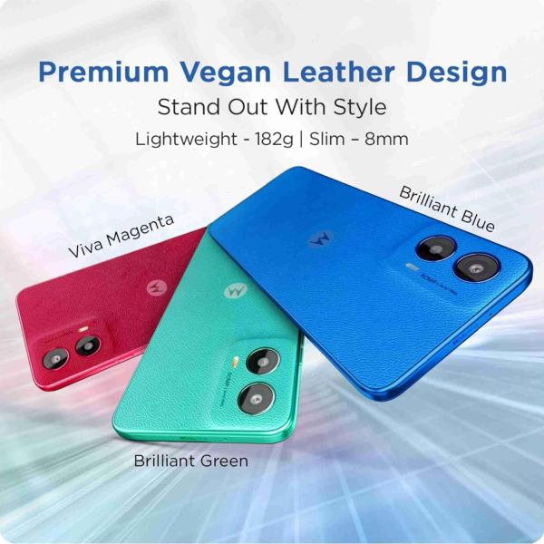 Motorola G45 5G (Brilliant Green, 8GB RAM, 128GB Storage) | 6.5" FHD+ Display | Snapdragon 6 Gen1 Processor | 50MP Camera | 16MP Front Camera | 5000mAh Battery