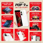 Tecno POP 9 5G Aurora Cloud, 4GB+64GB