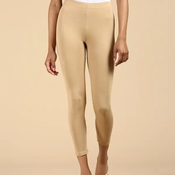 Premium Ankle Length Leggings Cotton  SKIN