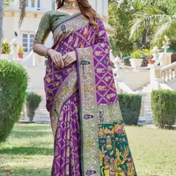 Cotton Silk Jacquard Saree