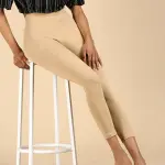 Premium Ankle Length Leggings Cotton  SKIN