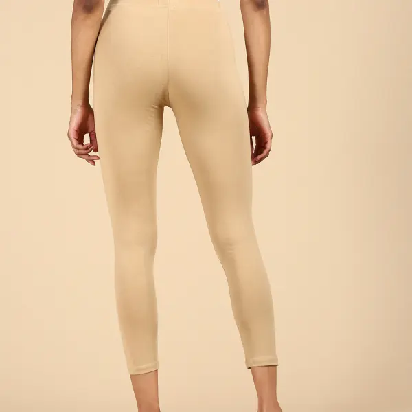 Premium Ankle Length Leggings Cotton  SKIN