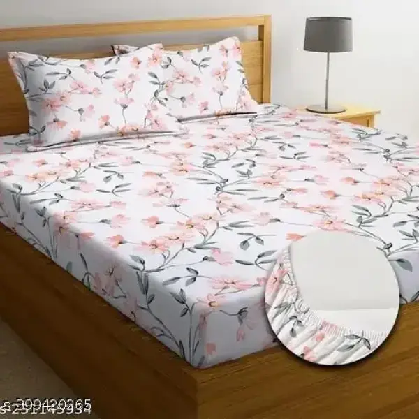white print flower singal