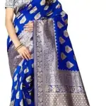 Kanjivaram Pure Silk Saree (Blue)