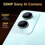 iQOO Z9 Lite 5G (Aqua Flow, 6GB RAM, 128GB Storage) | Dimensity 6300 5G | 50MP Sony AI Camera | Charger in The Box