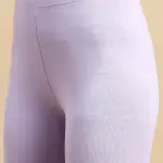Premium Ankle Length Leggings Cotton Viscose-Lilac