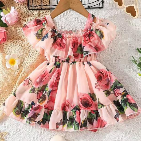  Party Wear long sleeves frock