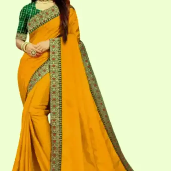 women crepe saree