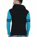 Men's Jacket Long Sleeve Multicolor Hooded Neck