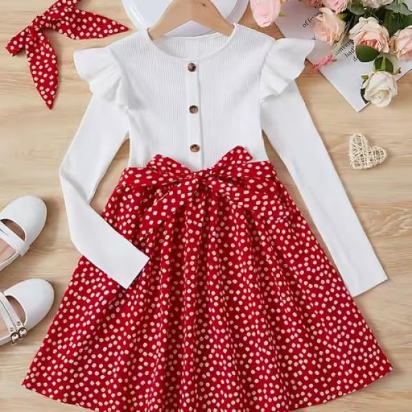  Party Wear long sleeves frock
