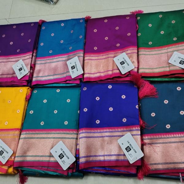 Women's ANGURI PAITHANI  paithni  silk Saree