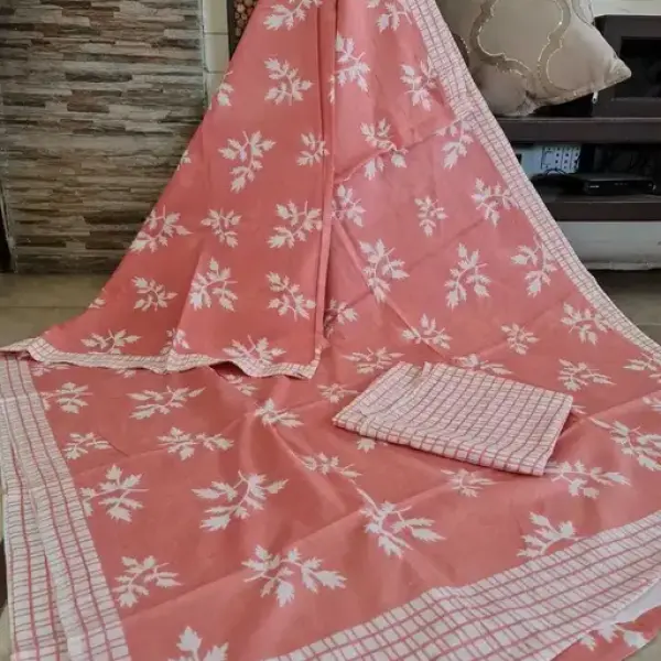 Women's Cotton Mulmul Saree