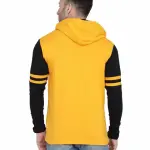 Men's Jacket Long Sleeve Multicolor Hooded Neck