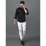 Mens Black Slim Fit Formal Shirt