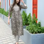 Women kurti set and bags (combo)
