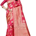 Kanjivaram Pure Silk Saree (Pink)