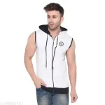 Men's Jacket Long Sleeve Multicolor Hooded Neck