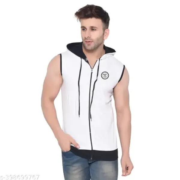 Men's Jacket Long Sleeve Multicolor Hooded Neck
