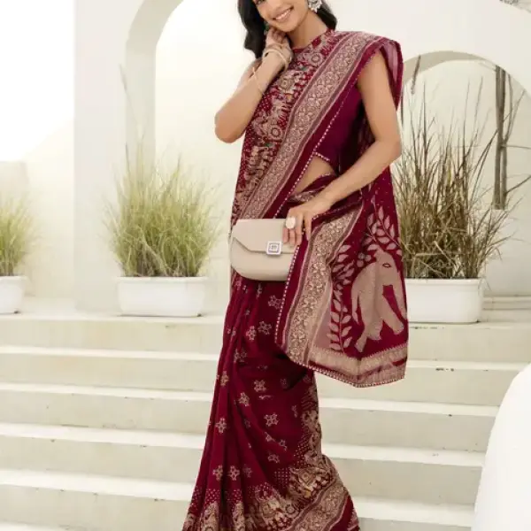 Silk Blend Saree