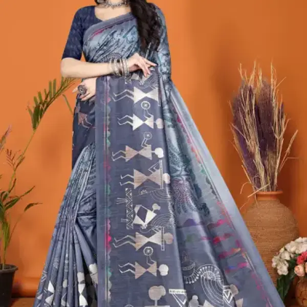 Tussar Silk Saree