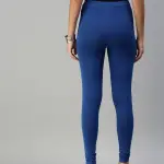 Ankle Length Leggings Cotton-Ink Blue