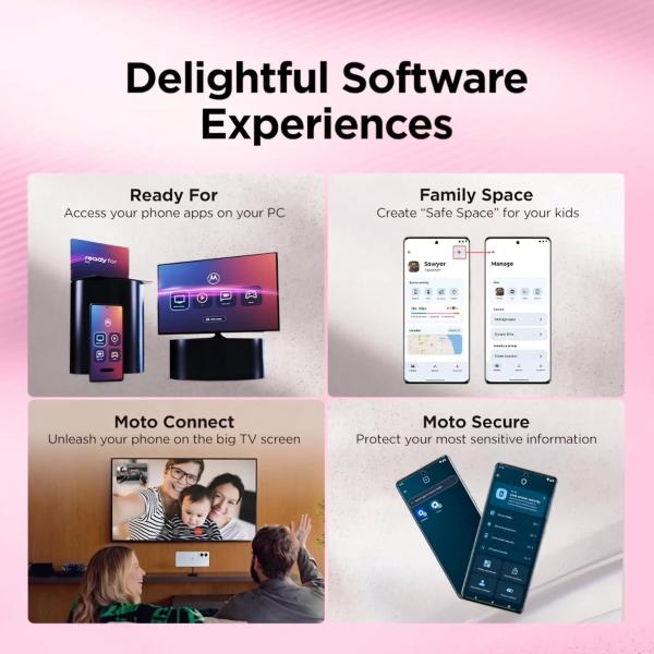 Motorola Edge 50 Fusion 5G (Hot Pink, 8GB RAM, 128GB Storage)