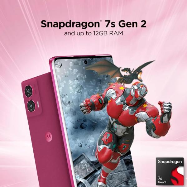 Motorola Edge 50 Fusion 5G (Hot Pink, 8GB RAM, 128GB Storage)