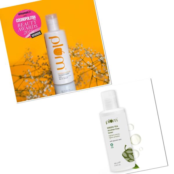 Plum Green Tea Face Toner For Oily, Acne-Prone Skin | With Glycolic Acid