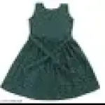 Trendy Girls Frocks & Dresses Green and Black
