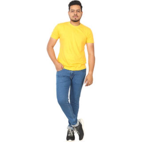 Men Slim Fit Light Blue Jeans