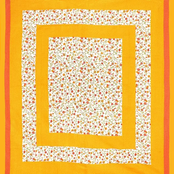 Jaipuri Prints Bedsheet (Pack of 1, Yellow)