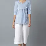 White Cotton Trouser