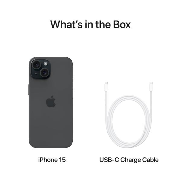 Apple iPhone 15 (256 GB) - Black