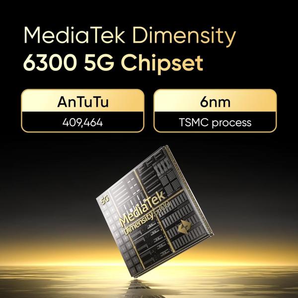 realme NARZO N65 5G (Amber Gold 6GB RAM, 128GB Storage) India's 1st D6300 5G Chipset  | Ultra Slim Design | 120Hz Eye Comfort Display | 50MP AI Camera| Charger in The Box