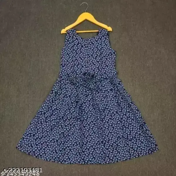 Trendy Girls Frocks & Dresses Blue