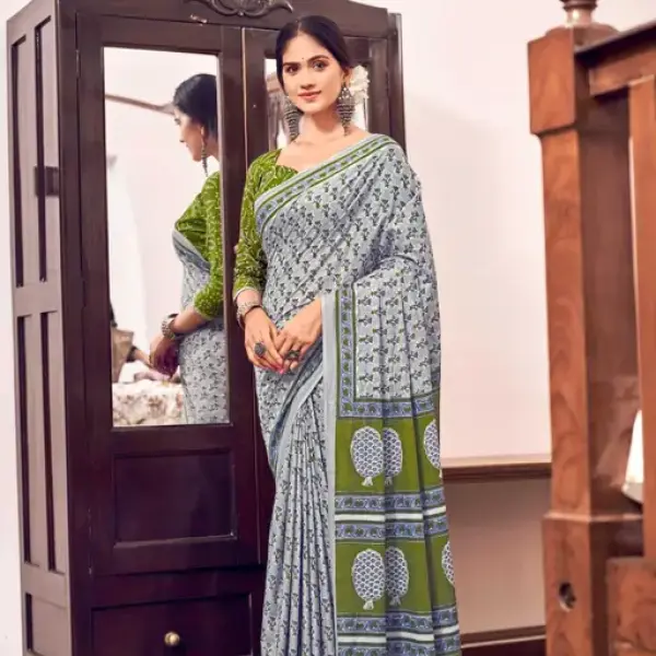 Printed Cotton Saree